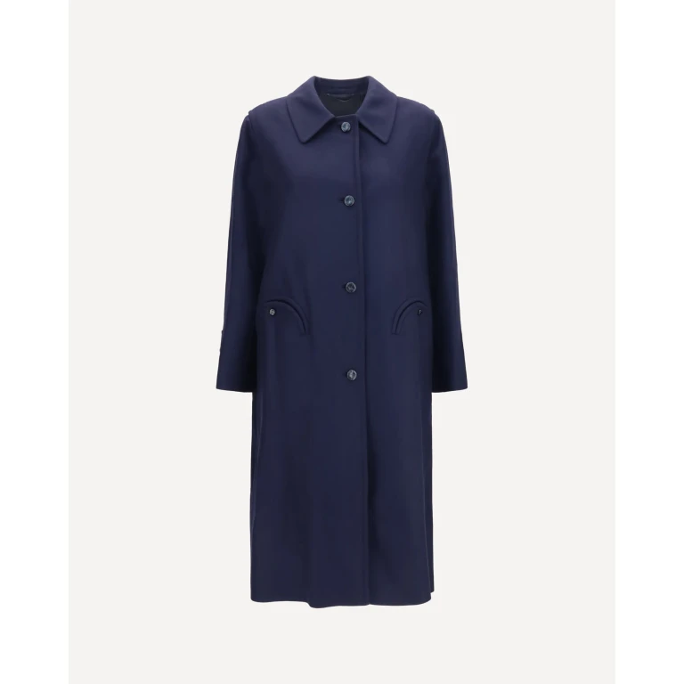 BLAZÈ MILANO Nitak Woolly wool trench Coat Female I