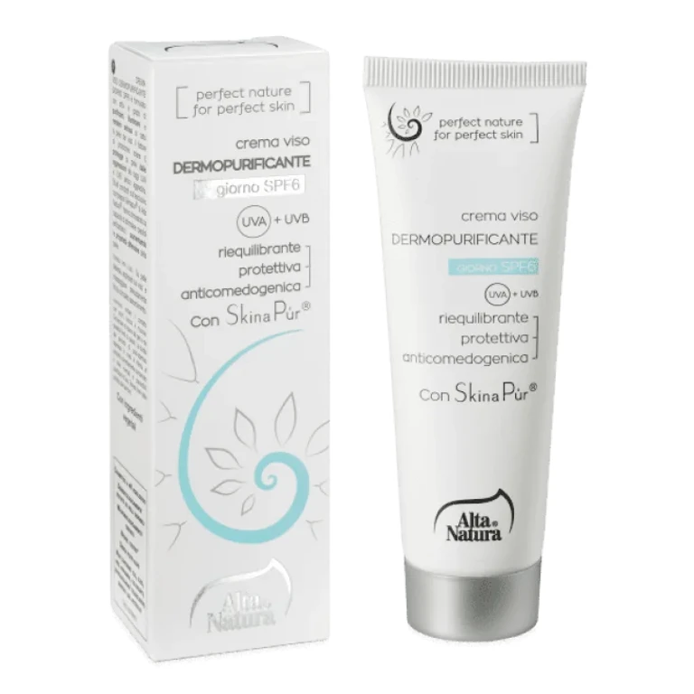 Dermopurifying Day Face Cream Spf6 Alta Natura 50ml