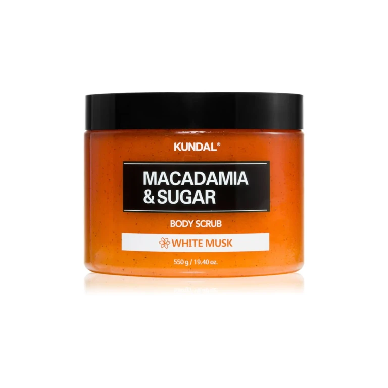 Macadamia & Sugar White Musk Sugar Scrub with Shea Butter 550g