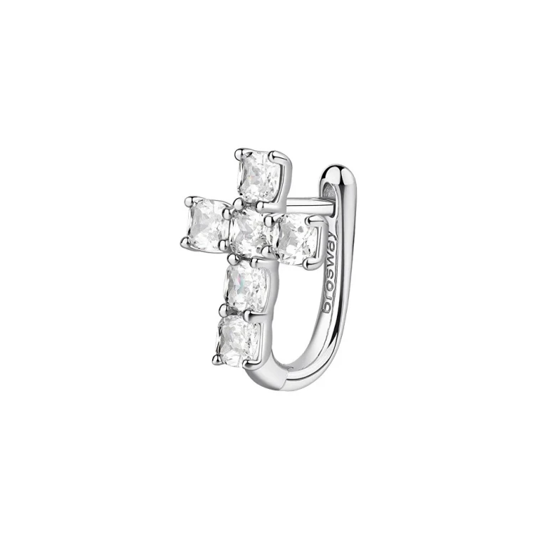 Elegant Fancy Infinite Single Earrings White FIW23