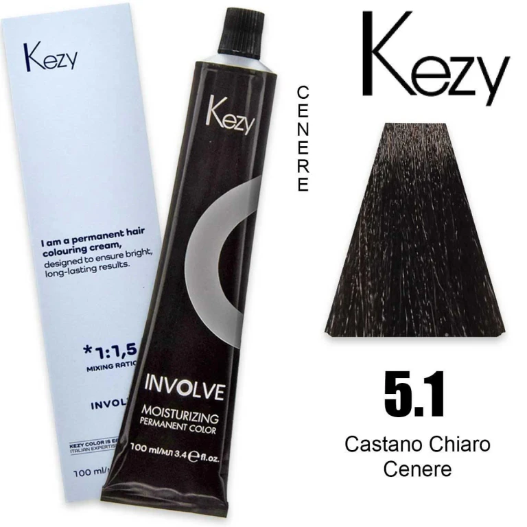 involve color 100 ml light brown ash 5.1