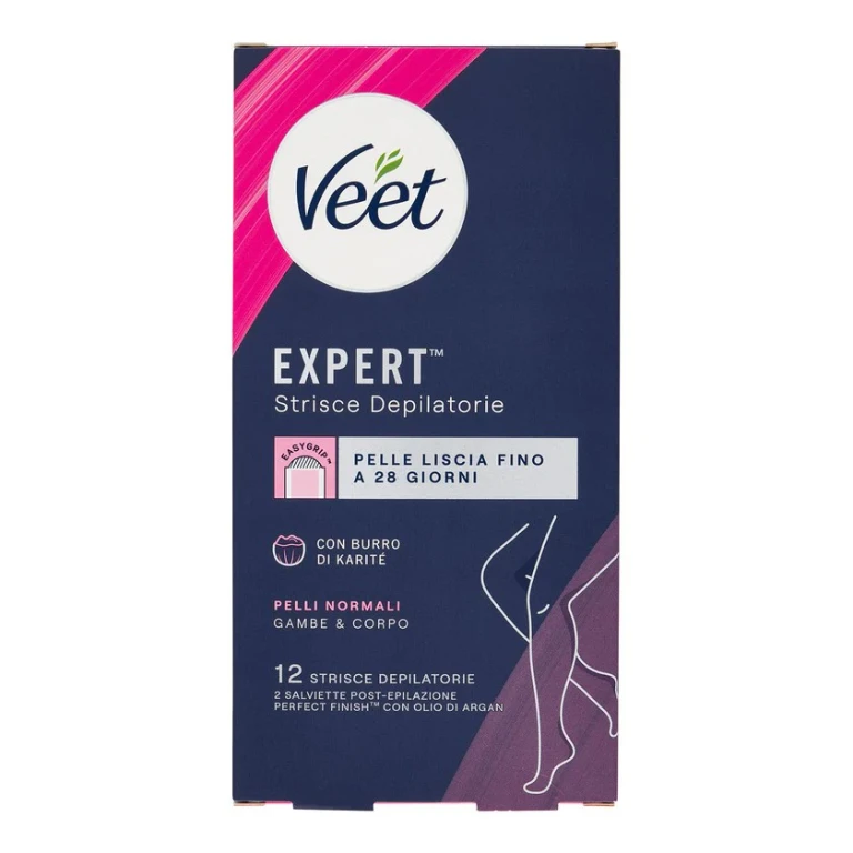 Tiras de cera Veet Expert Piel normal 12 unidades