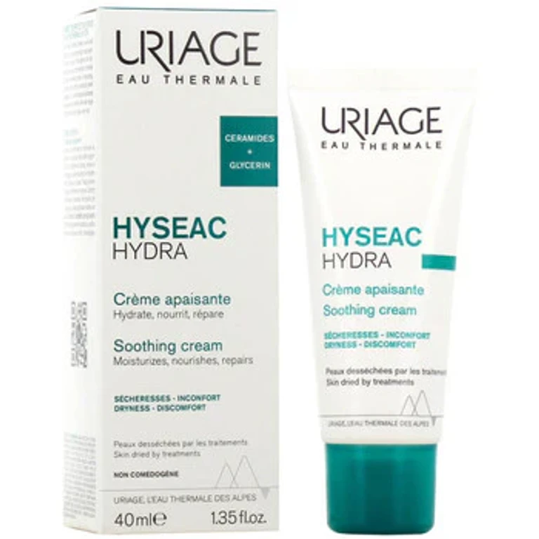 Regenerating and moisturizing cream for the treatment of dry and irritated acne Hyséac (Soothing Moisturizing Cream) bottle volume 40 ml
