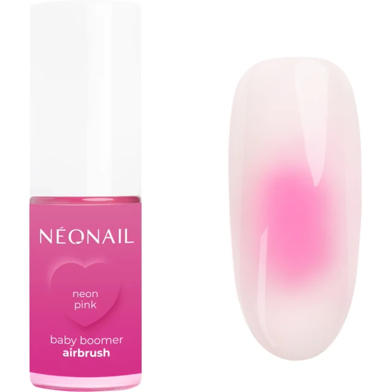 Baby Boomer Airbrush Colored Nail Powder Neon Pink 5g