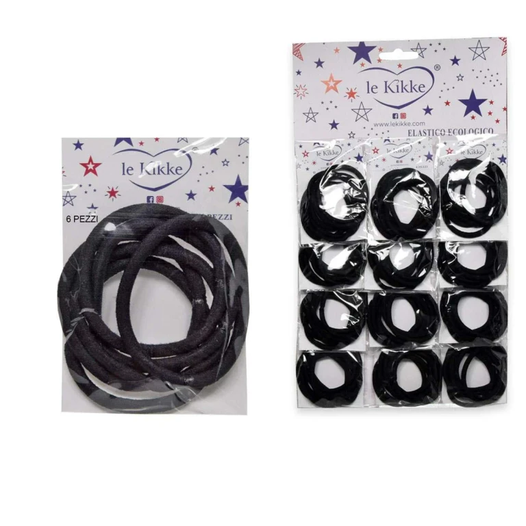 card 12 envelopes 72 pcs. black elastics d. 4.5 - thick. 0.4cm