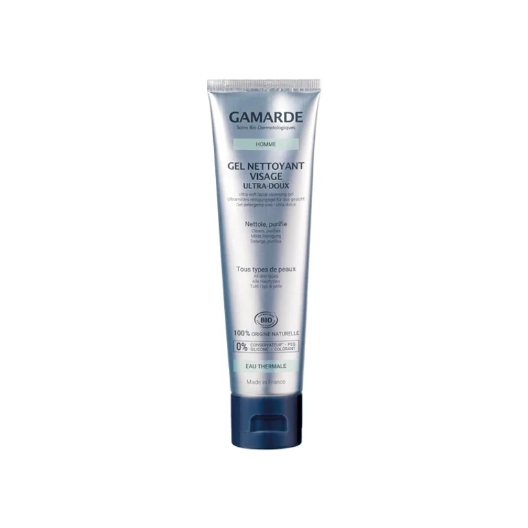 Men - Ultra Soft Facial Cleansing Gel - Cleanses & Purifies - ORGANIC 100 ml