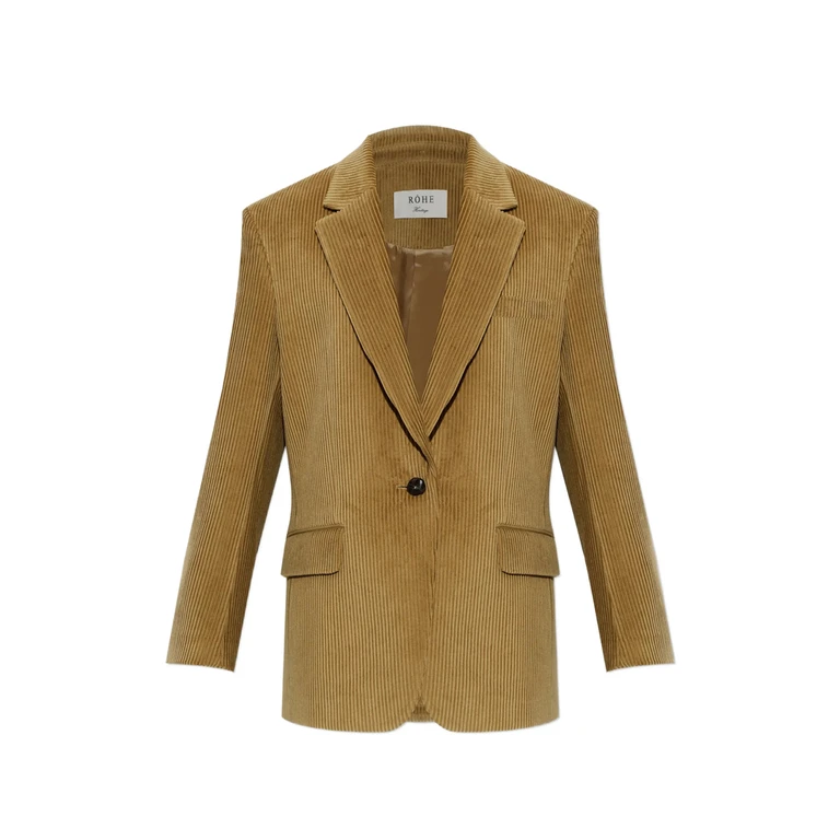 Rohe Corduroy Single-vent Blazer