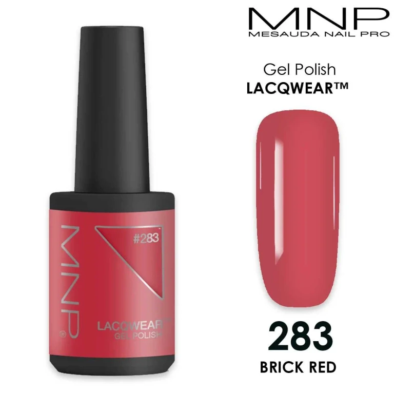 Lacqwear Mnp 10 Ml Gel Nail Polish 283 Brick Red