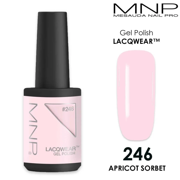 Lacqwear Mnp 10 Ml Gel Polish 246 Apricot Sorbet