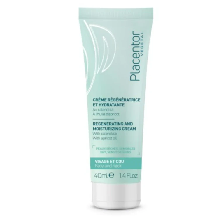 Placentor Vegetable Regenerating and Moisturizing Cream for Dry and Sensitive Skin 40ml