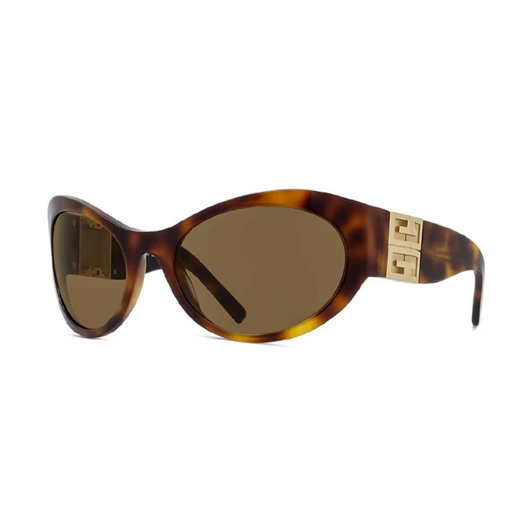 Ladies Black Oval Sunglasses GV40073I 53E