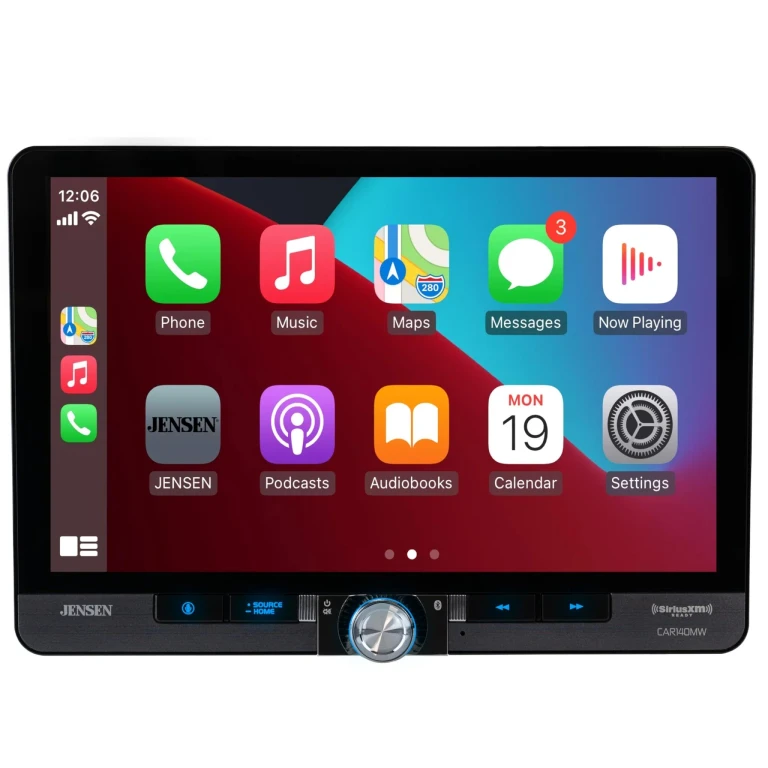 CAR140MW 10.1 LED Backlit Touchscreen Car Radio/AV Receiver