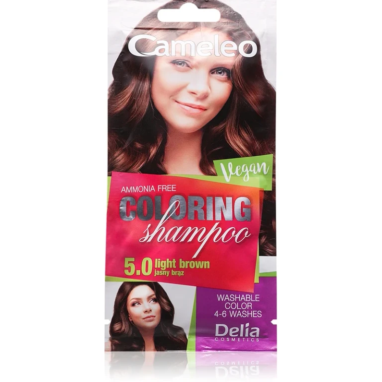 Cameleo colored shampoo for hair color 5.0 Light Brown 40 ml