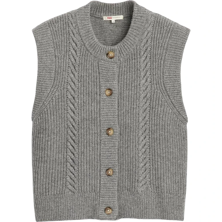 Ines Cable Knit Sweater Vest - Women's
