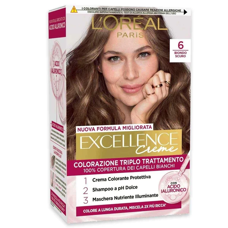 L'Oreal Excellence Triple Treatment Color No. 6 Dark Blonde