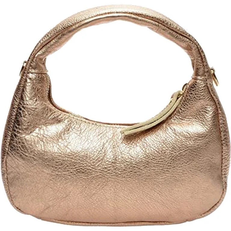 Women's Handbag in Rose Gold Leather