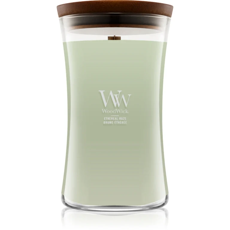 Ethereal Haze Scented Candle with Wooden Wick 610g