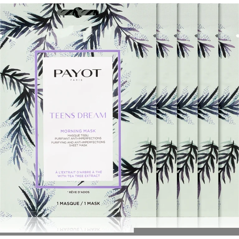 Morning Mask Teens Dream cleansing and refreshing sheet mask for combination and oily skin 5 pieces