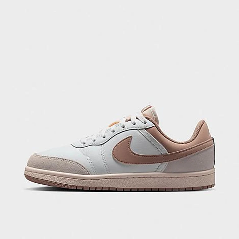 Women's Air Skyline Low Casual Shoes in Summit White/Sail/Legend Medium Brown Size: 5.0