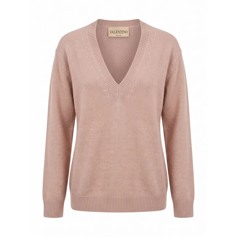 `Solid` Cashmere Sweater