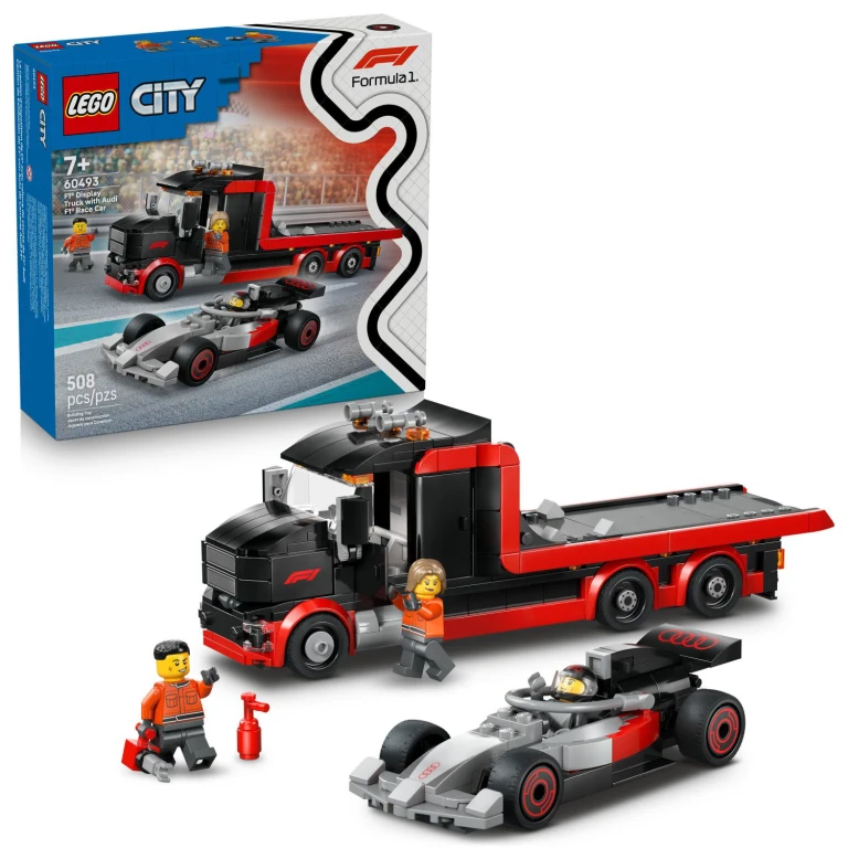 City F1 Display Truck with Audi F1 Race Car, 508 pc.