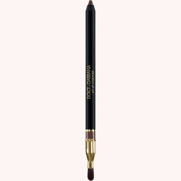 Dolce&Gabbana My Lip Overliner Lip Pencil with Brush Color 05 My Chocolate Brown - Rich Neutral Deep Brown 1.2 g
