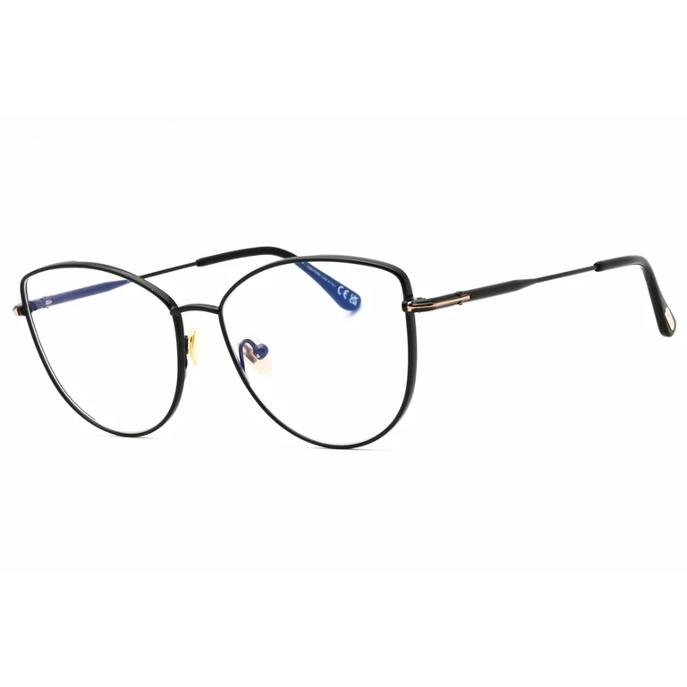 Blue Light Block Cat Eye Ladies Eyeglasses FT5667-B 001 55