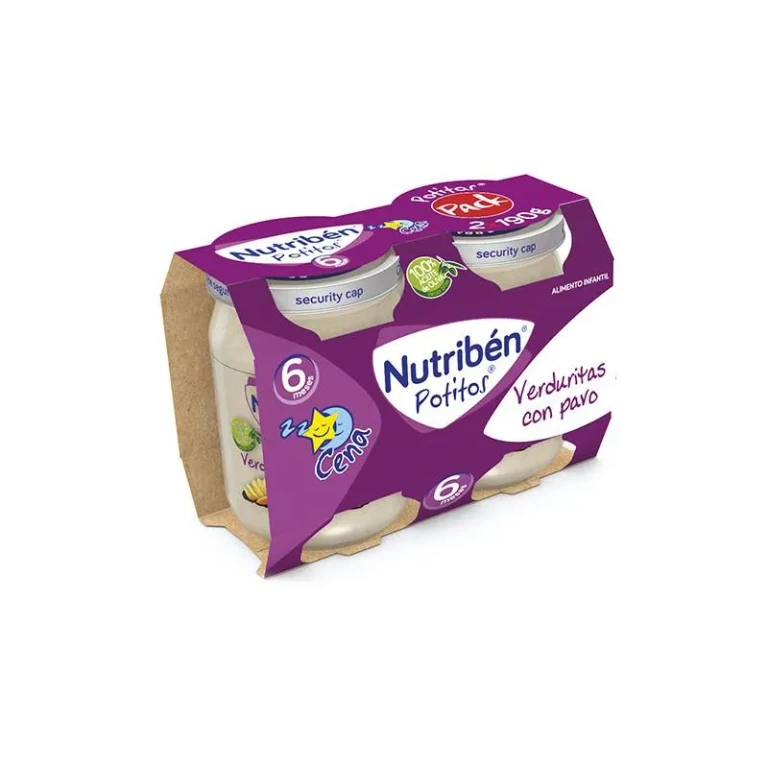 Nutribén Dinner Jar Duo Vegetables with Turkey 2x 190g