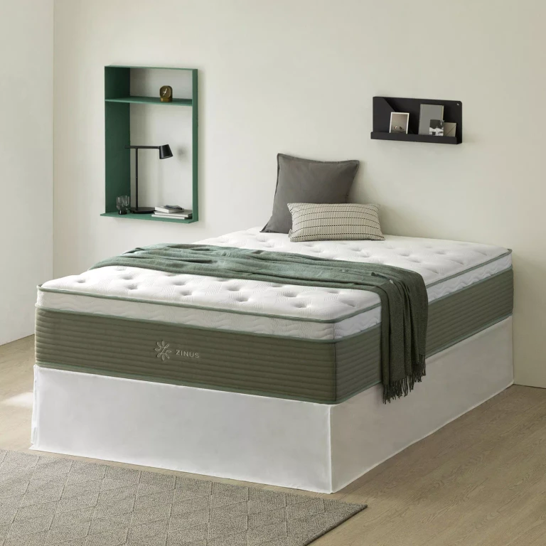 14" Cooling Hybrid Mattress (King Smartbase):- King, +14' Smartbase