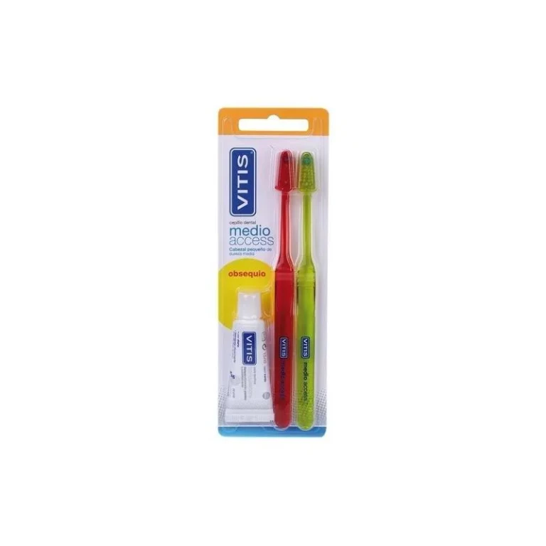 Toothbrush Vitis Access Medium 2 units
