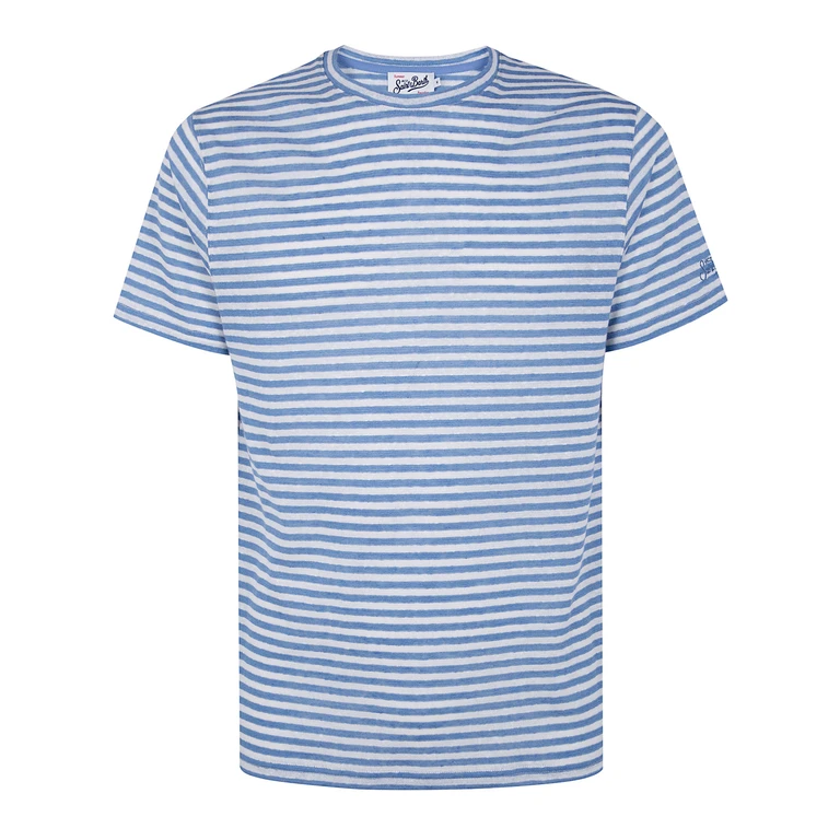 Stripes Linen T-Shirt
