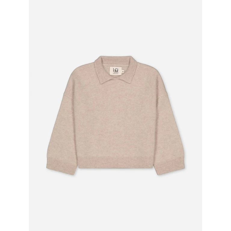 Cashmere Polo Shirt (BTCBS3BEIGE)