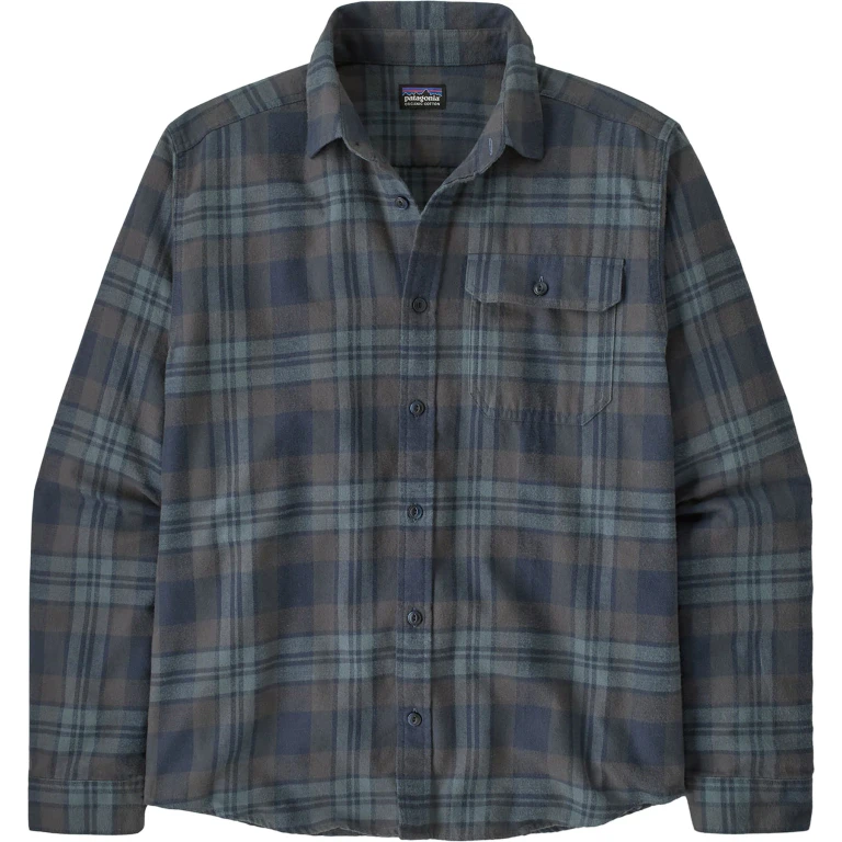 Cotton In Conversion Lightweight Long Sleeve Fjord Flannel Shirt - Men's