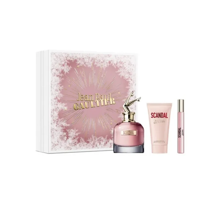 Scandal Eau De Perfume Spray 80ml Set 3 Pieces Christmas 2023