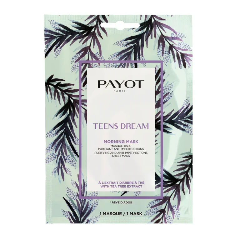 , Teens Dream White Tea Extract Purifying Sheet Mask Face Morning 19g