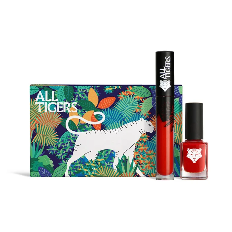 Set de Barra de Labios Líquida y Esmalte de Uñas Vegano Natural 888 Call Me Queen & 298 Hit It Big