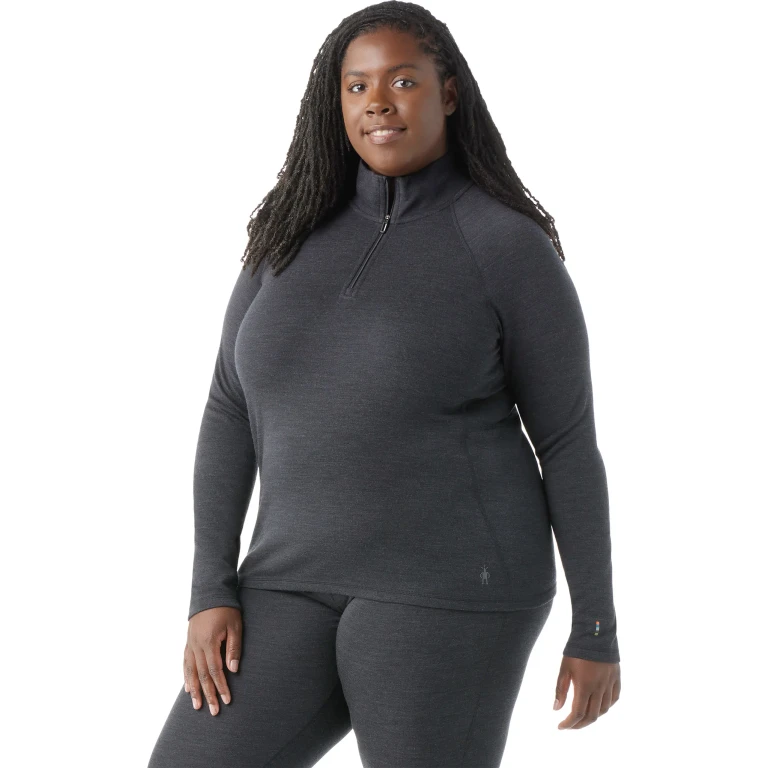 Classic Thermal Merino Plus Size 1/4 Zip Boxed Base Layer Top - Women's