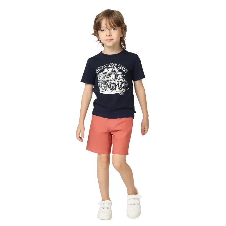Boys 2Pc Short Set Navy 3T:- Navy, 3T