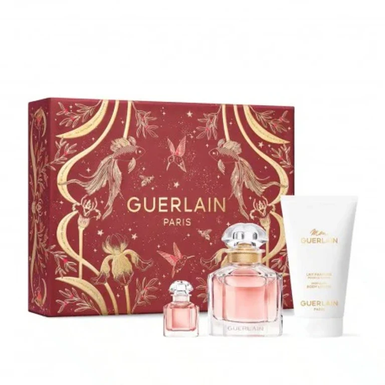 Mon Guerlain Eau De Parfum 50 Ml - Eau De Parfum 5 Ml - Body Lotion 75 Ml