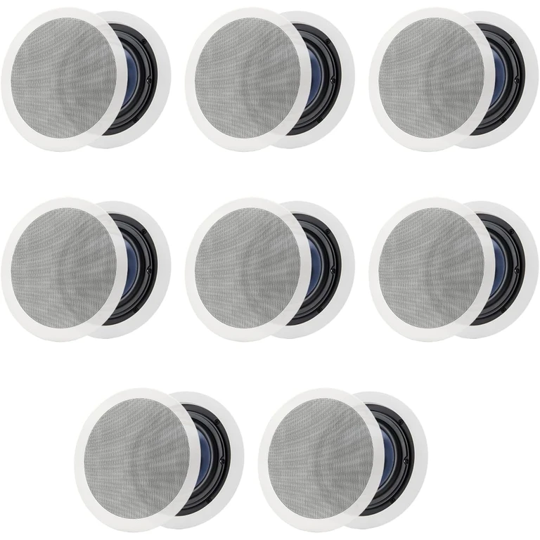 RC80i In-Ceiling Speakers (8 Speaker Bundle)
