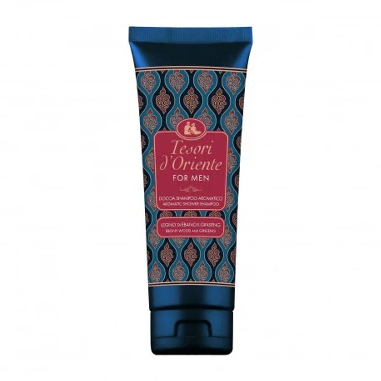 Tesori D Oriente Men's Shower Shampoo Ebony Wood and Ginseng 250 ml