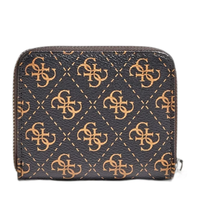 , Kamryn Fabric Wallet SLG Small Zip Brown Women