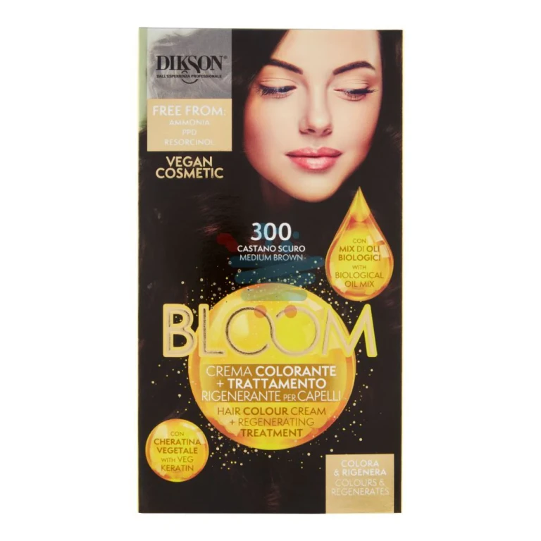 bloom coloring cream with keratin 300 dark brown