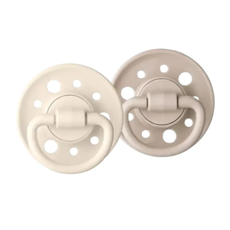 Round Pacifier - 0-6 months - Rubber - "Grain of Sand" C5