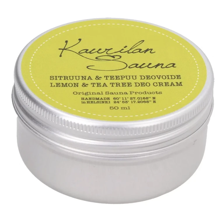 Vegan Lemon & Tea Tree Deodorant Cream (50ml)