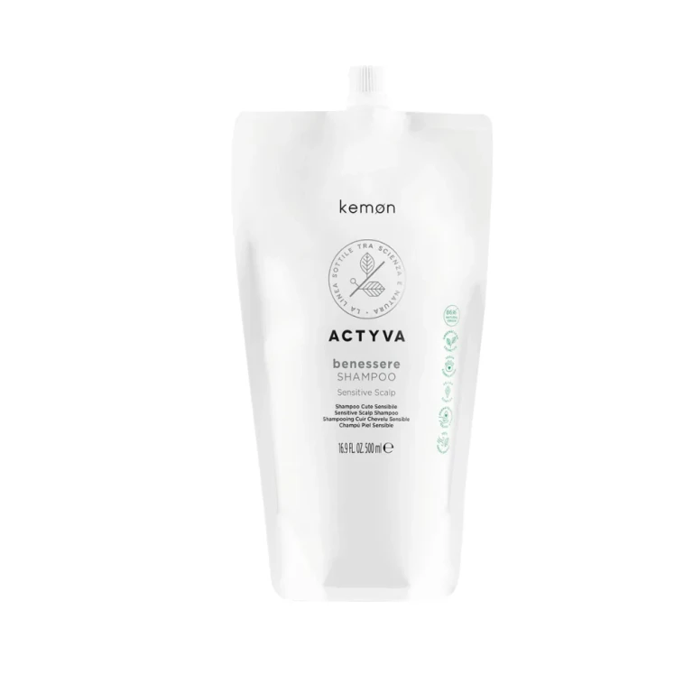 Kemon Actyva Benessere Shampoo 500 ml Refill