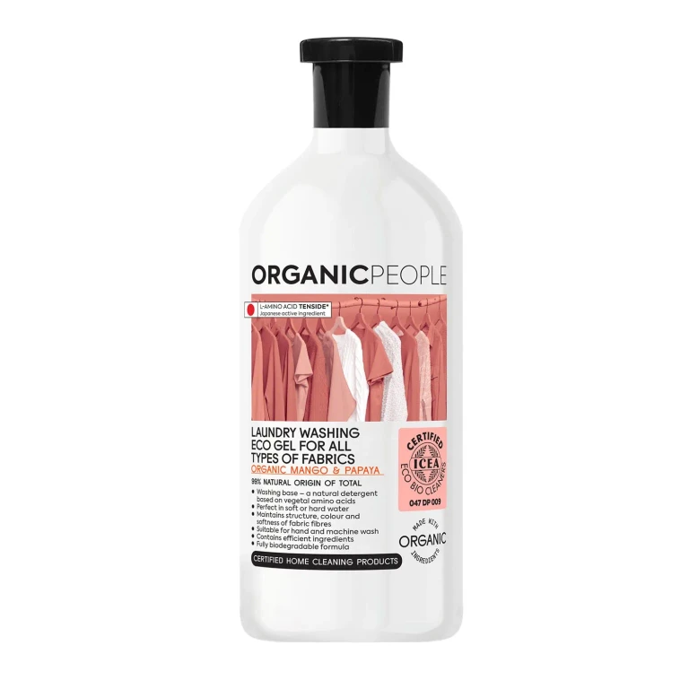 For all types of fabrics Mango and Papaya Eco Wash Gel 200ml