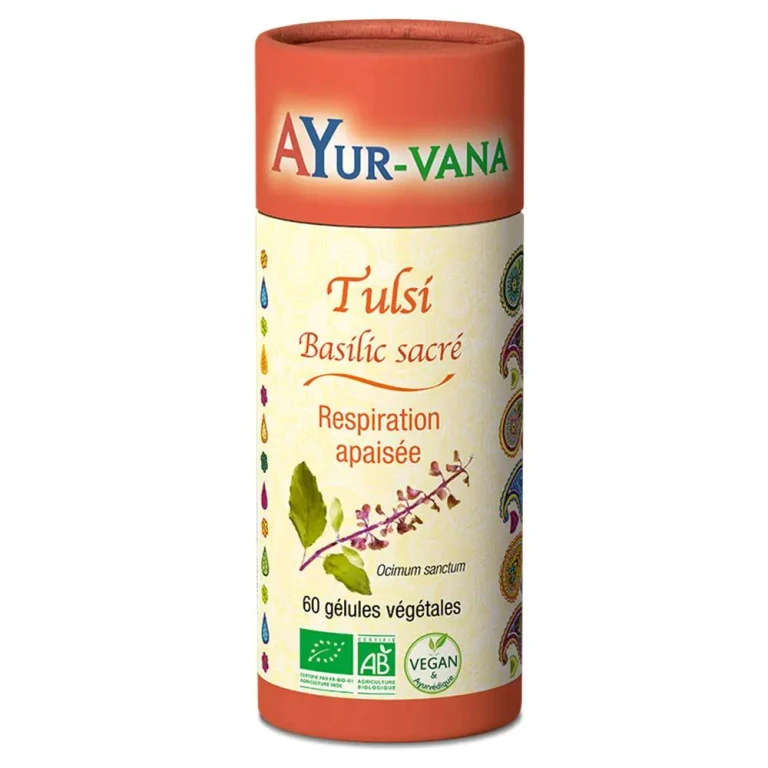Tulsi Organic Sacred Basil Soothing Breathing 60 capsules