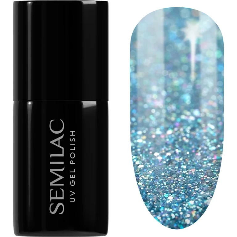 UV Hybrid Winter Collection Gel Nail Polish with UV/LED Lamp Color 610 Frosty Christmas 7 ml
