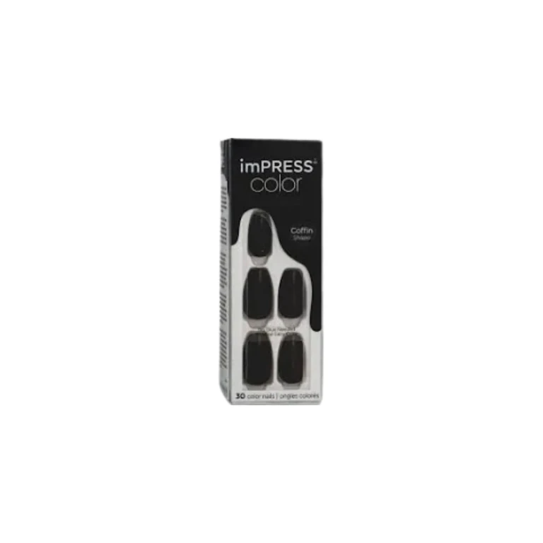 ImPRESS Mc all black nails 30 pieces